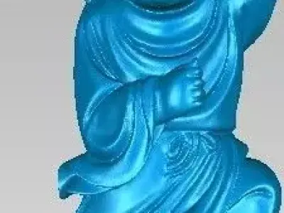 Eight immortals blue Caihe Free 3D print model