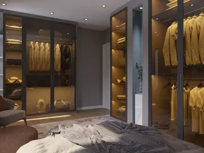 Master Bedroom 020 3D model