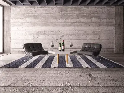 Armchairs - Waiting and Relaxing area 04 3D model