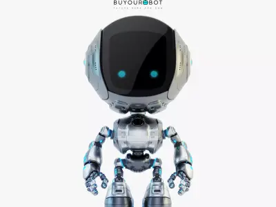Fun bot I digital toy 3D model