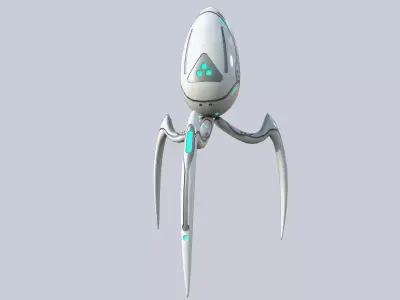 Alien troop Low-poly 3D model purchase
