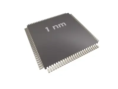 Chip v1 024 Low-poly 3D model