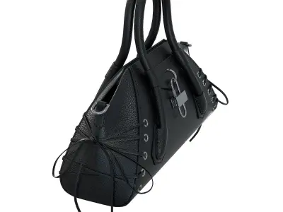 Givenchy Mini Antigona Bag Black Low-poly 3D model