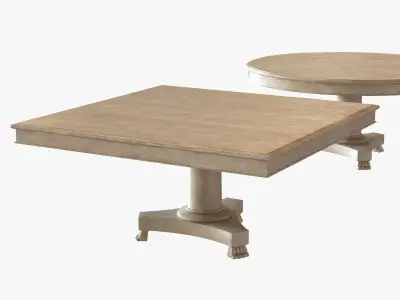 john hutton gargantua dinning table 3D model