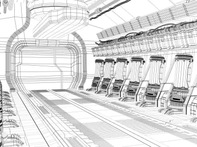 Cryogenic Lab 3D model