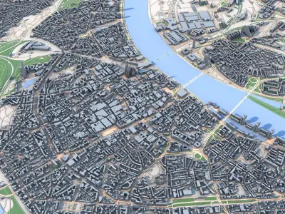 Cologne City Germany 3D model