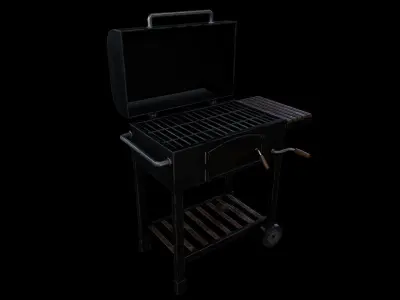 Barbeque - Gest Low-poly 3D model