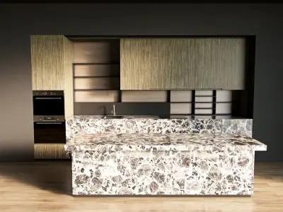 120-Kitchen12 texture 10 3D model