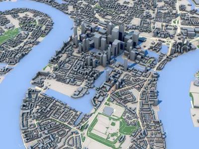 London City England 3D model