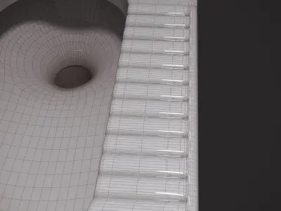 Squat toilet  3D model