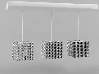 Cystal Lamp Line 3D model