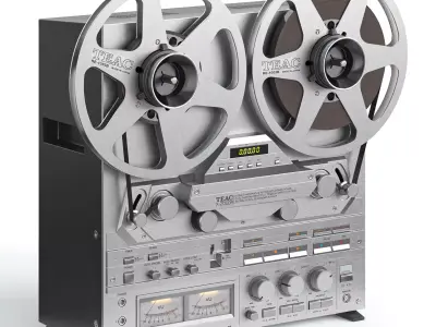Vintage Teac X2000 Hi-Fi Recorder Reel to Reel 3D model