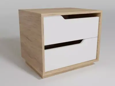 Bedside table 3D model