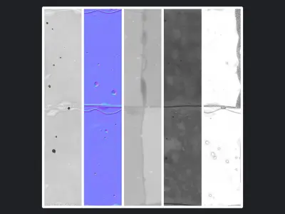 Stylized Floor Tiles Material 07 Texture