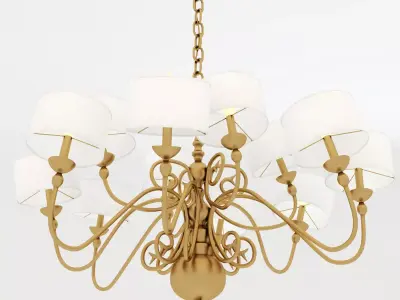 Pieter Adam Melting Amsterdam chandelier 3D model