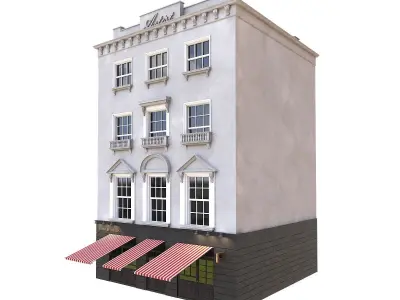 Restaurant Building 3D model