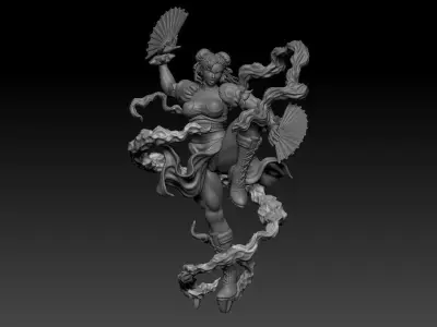 Chun li  Street Fighter  3D model