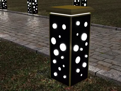 garden lighting 3D model