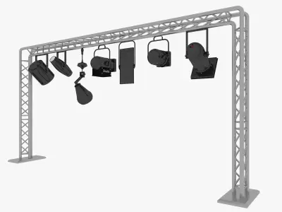 Light Truss 7 3D model