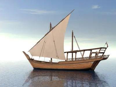  Qatar Traditional Boat 
