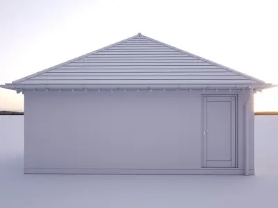 British House Bosc Garage GT 2D 3D model
