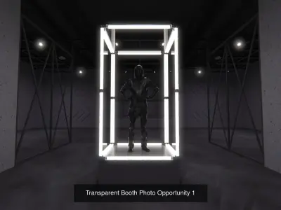 Transparent Booths Photo Opportunities - 4 Pack