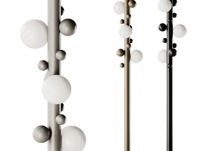 Lunar F Floor Lamp ny Babich studio 3D model