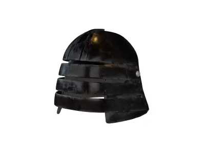 War Helmet V2 006 Low-poly 3D model