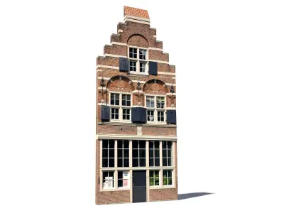 Apartment House 69 Low-poly 3D model
