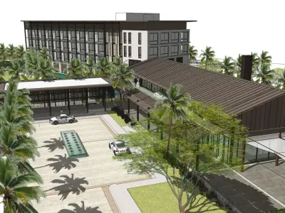 RESORT IN THAILAND 3D model