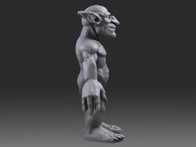 Goblin base mesh  3D model