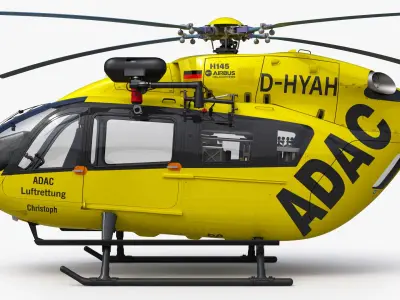  Airbus H145 Emergency ADAC Germany 