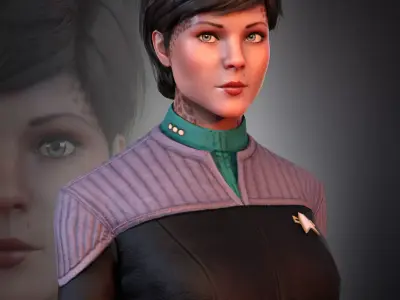 DS9 Ezri Drax For G8F 3D model