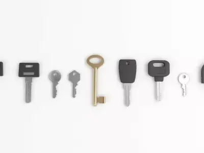 Key set 3D Model 3D model