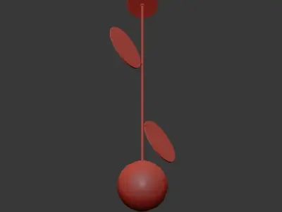 Areti Plates Pendant 3D model