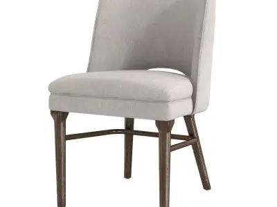 Myra Dining Chair in Savile Flannel Burke Decor  3D model