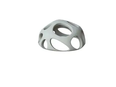 SciFi Cube Object No 52797 Low Poly Shape Low-poly 3D model