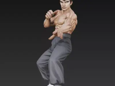 Fey Long from Street Fighter Free 3D print model