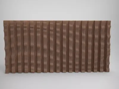 Modern Parametric 3D Wave Wall Art 3D print model