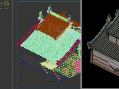Game Architecture - Blacksmith 2701 3D model