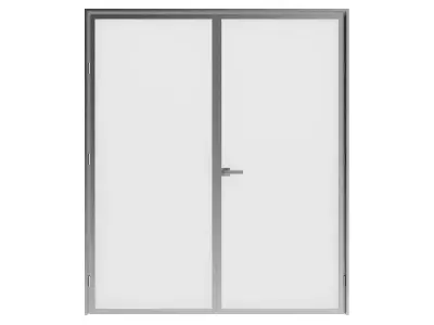 Double Glass Door 3D model