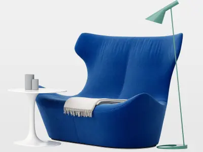 sofa Love Papilio  3D model