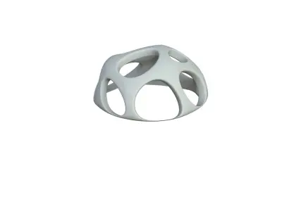 SciFi Cube Object No 56636 Low Poly Shape Low-poly 3D model
