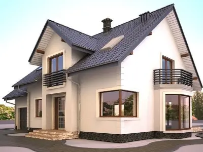 House model 3d dom7  3D model