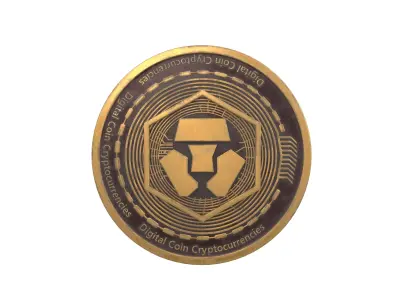 Crypto Com Coin v2 002 3D model