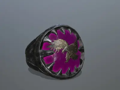 Power Ring Low-poly 3D model