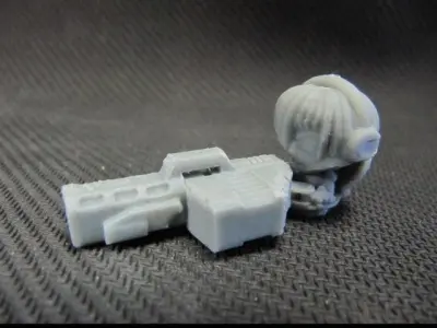 CHIBI-TECH SD - NATALYA PYTHON MK IV HATCH GUNNER 3D print model