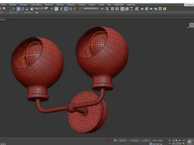 Mitzi Noelle Wall Sconce Low-poly 3D model