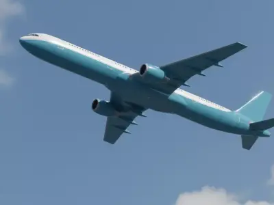 Boeing 757-200 Passenger Jet 3D model 3D model