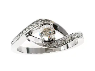 Engagement  Ring 3D print model purchase